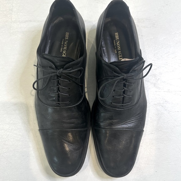 Bruno Magli, MAIOCO LEATHER OXFORD - BLACK, size11.5, made in Italy - Picture 15 of 16